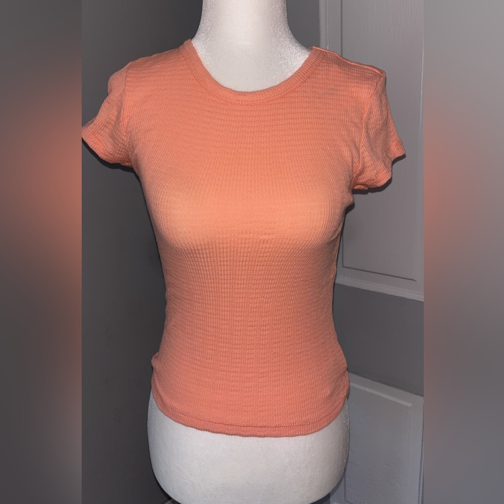 AE Pointelle Hey Baby Tee